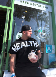 HEALTHY WEALTHY Puff Letter Tee