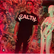 HEALTHY WEALTHY Puff Letter Tee