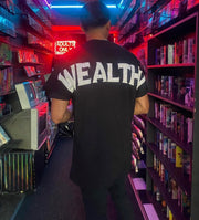 HEALTHY WEALTHY Puff Letter Tee