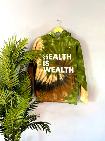 Health Is Wealth Hooded Sweatshirt